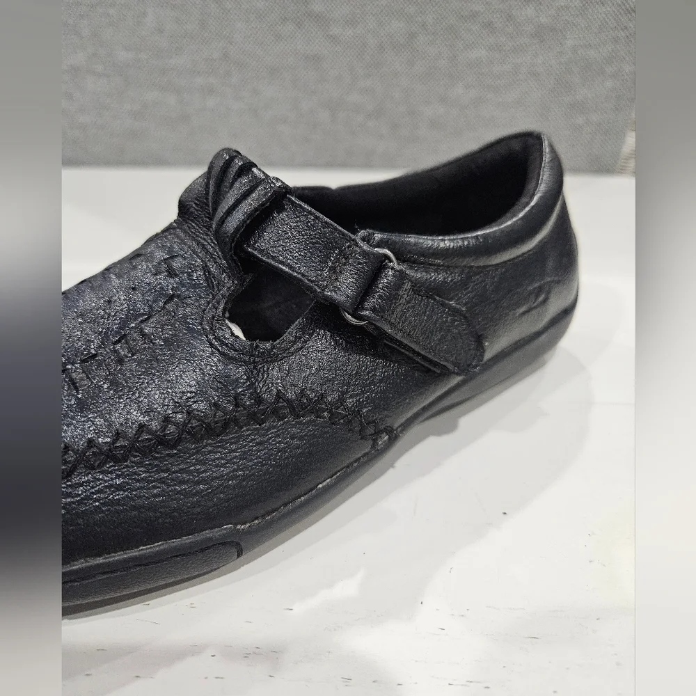 Dr. Scholl's Womens Black Woven Loafers Size 7
